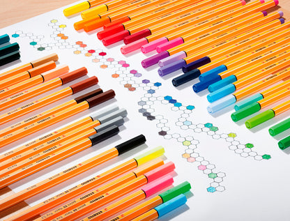 Marcador de ponta fina STABILO point 88