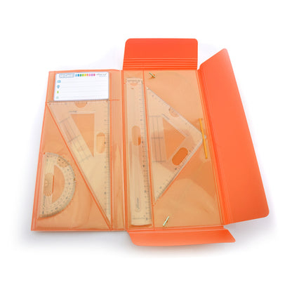 Set Pasta de Geometria (Capa + 4 Peças)