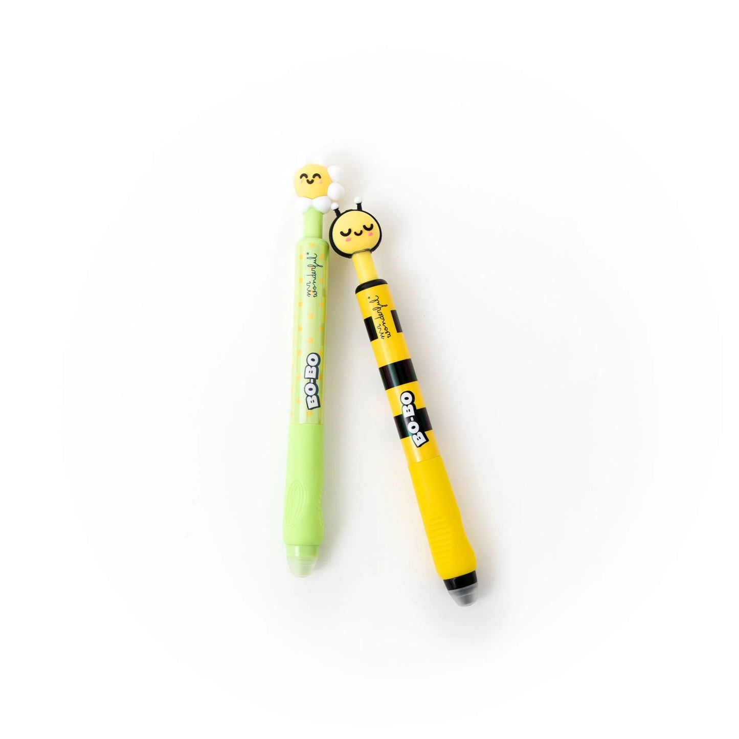 Set de 2 canetas apagáveis Bo-Bo Click! - Margarida e Abelha