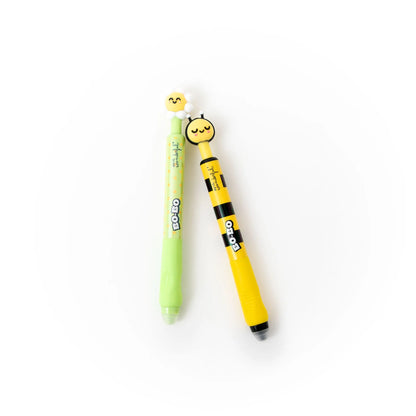 Set de 2 canetas apagáveis Bo-Bo Click! - Margarida e Abelha