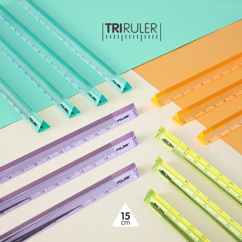 Régua Triangular 15 cm – Milan New Look