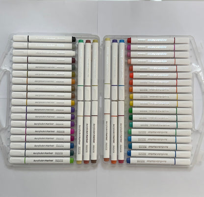 🎨 Marcadores Acrílicos BF – Cores Vivas e Secagem Rápida