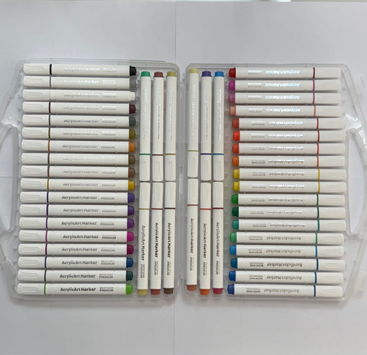 🎨 Marcadores Acrílicos BF – Cores Vivas e Secagem Rápida
