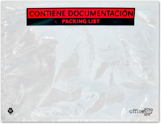 Envelopes transparentes auto-adesivos – 240 x 180 mm