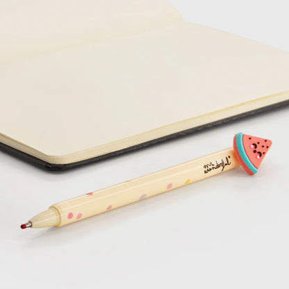 Caneta Retrátil Apagável Mr. Wonderful - Melância