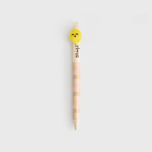 Caneta Retrátil Apagável Mr. Wonderful - Limão