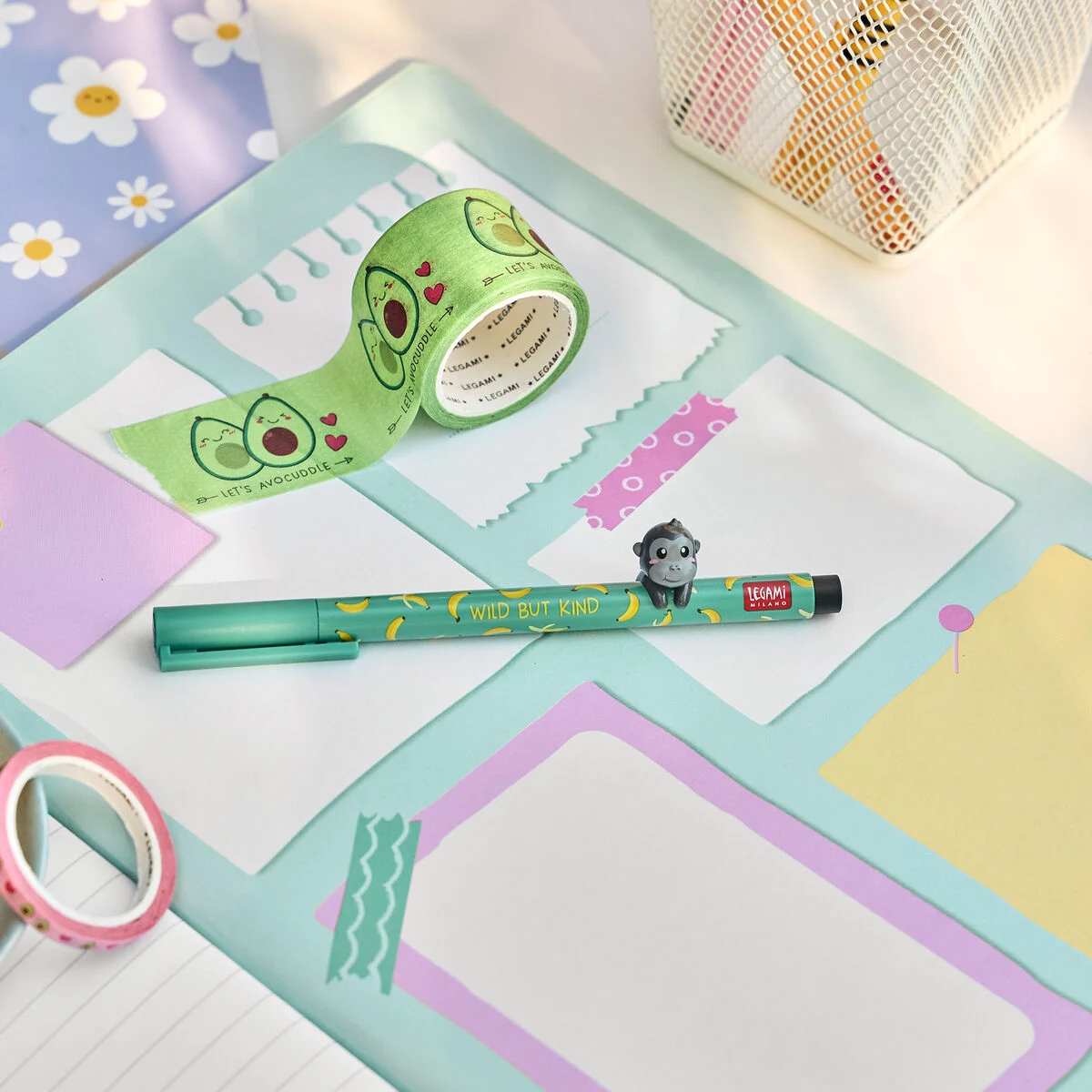 Caneta Gel  Lovely Friends Legami - Gorila