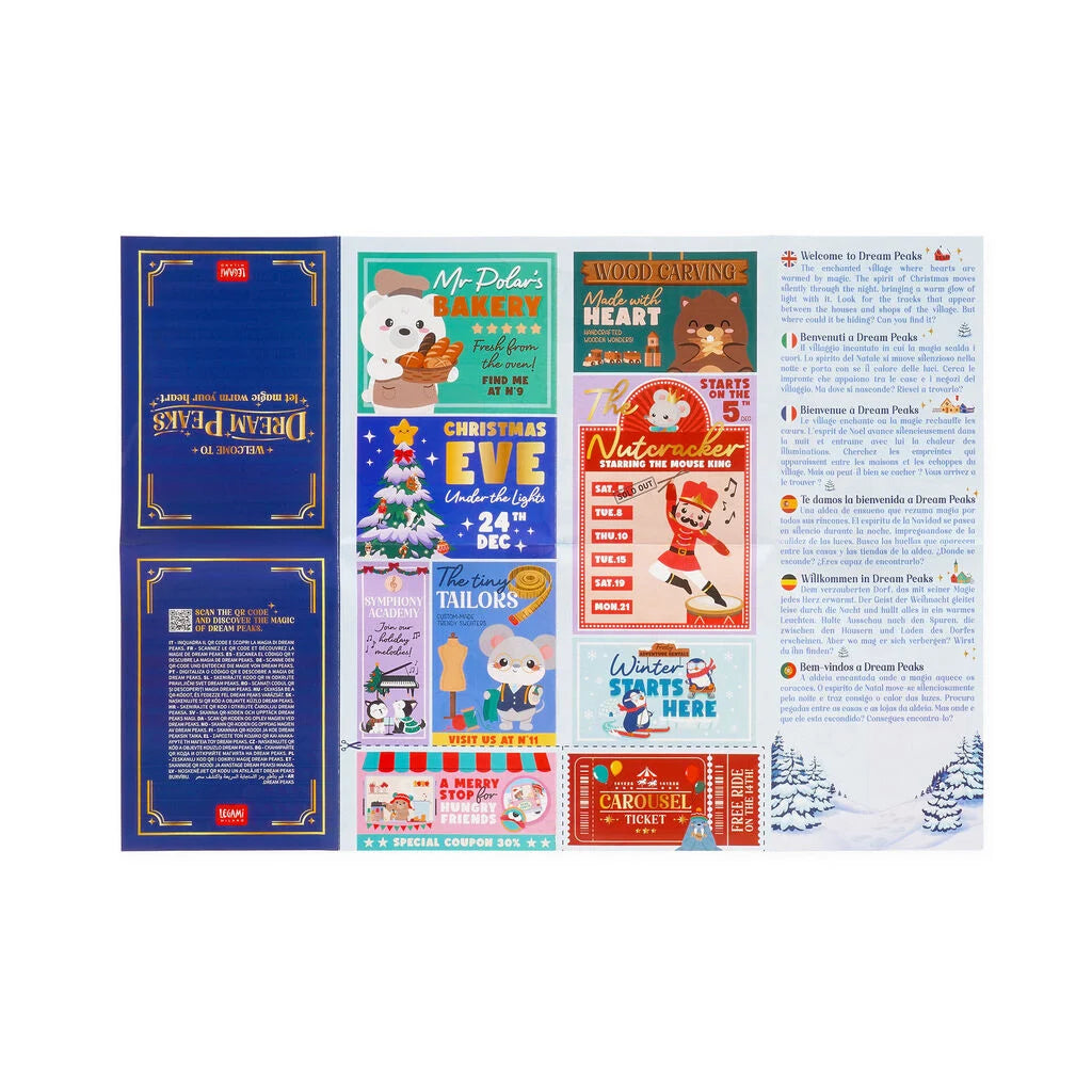 Calendário do Advento Dream Peaks – Legami - Limitado a 1 unidade por cliente