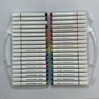 🎨 Marcadores Acrílicos BF – Cores Vivas e Secagem Rápida