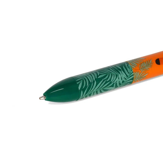 Caneta Click & Clack Legami com Tinta de Duas Cores - Tigre