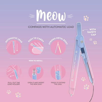 Compasso Meow - Legami