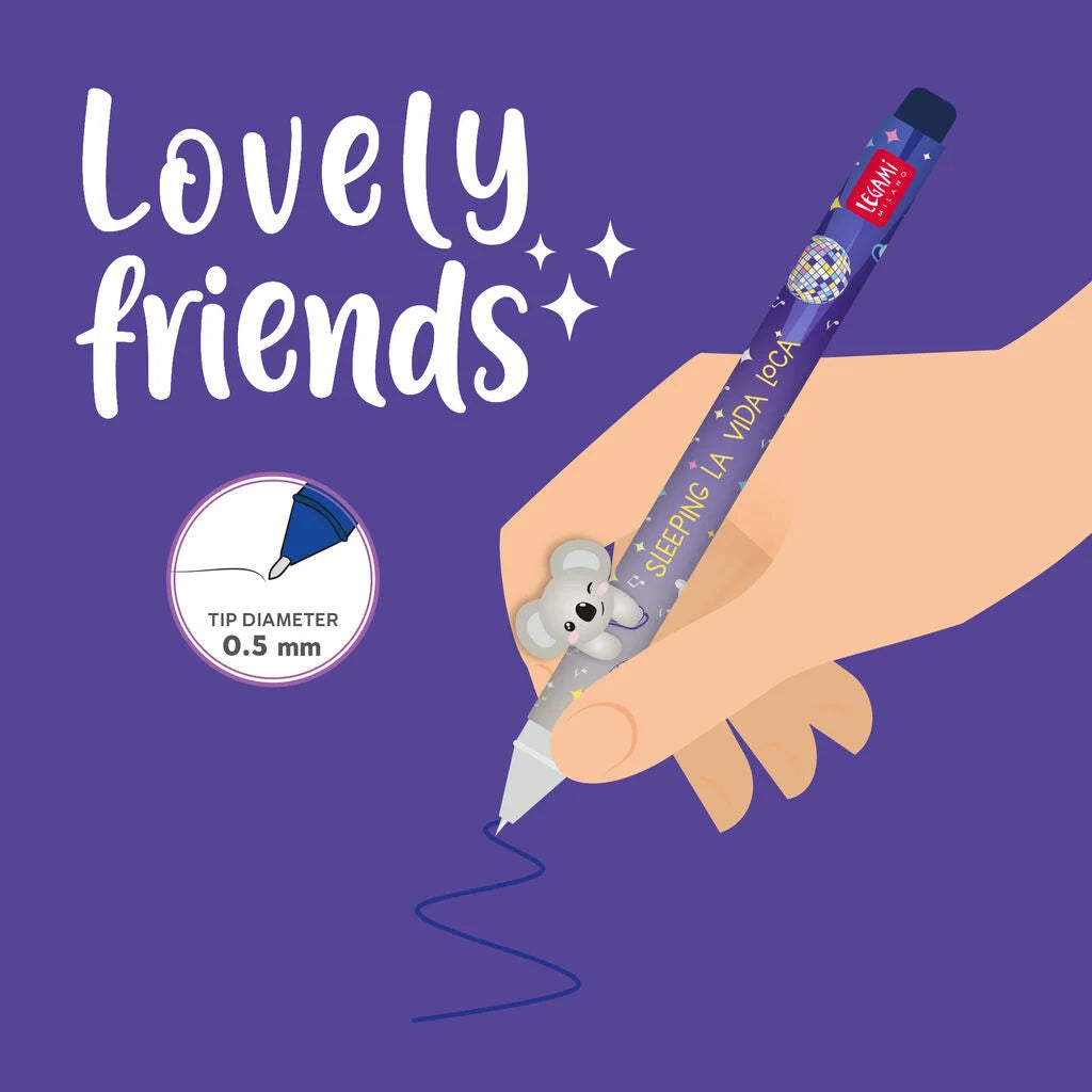Caneta Gel  Lovely Friends Legami - Koala