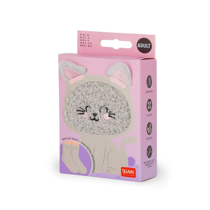 Meias Antiderrapantes Adulto ou Criança – It’s a Match Kitty