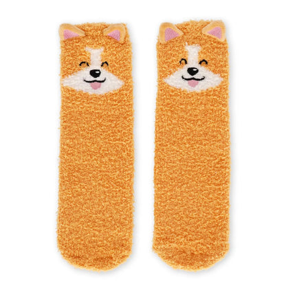 Meias Antiderrapantes Adulto – It’s a Match Corgi