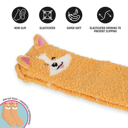 Meias Antiderrapantes Adulto – It’s a Match Corgi