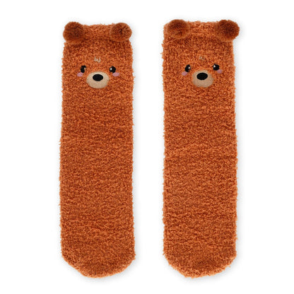 Meias Antiderrapantes Adulto ou Criança – It’s a Match Teddy Bear