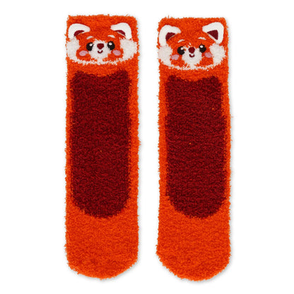 Meias Antiderrapantes Adulto ou Criança – It’s a Match Red Panda