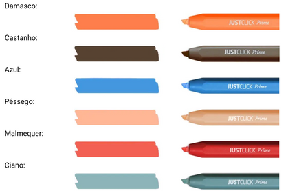 Sublinhador Retrátil JustClick - Pastel e Antique – Morris