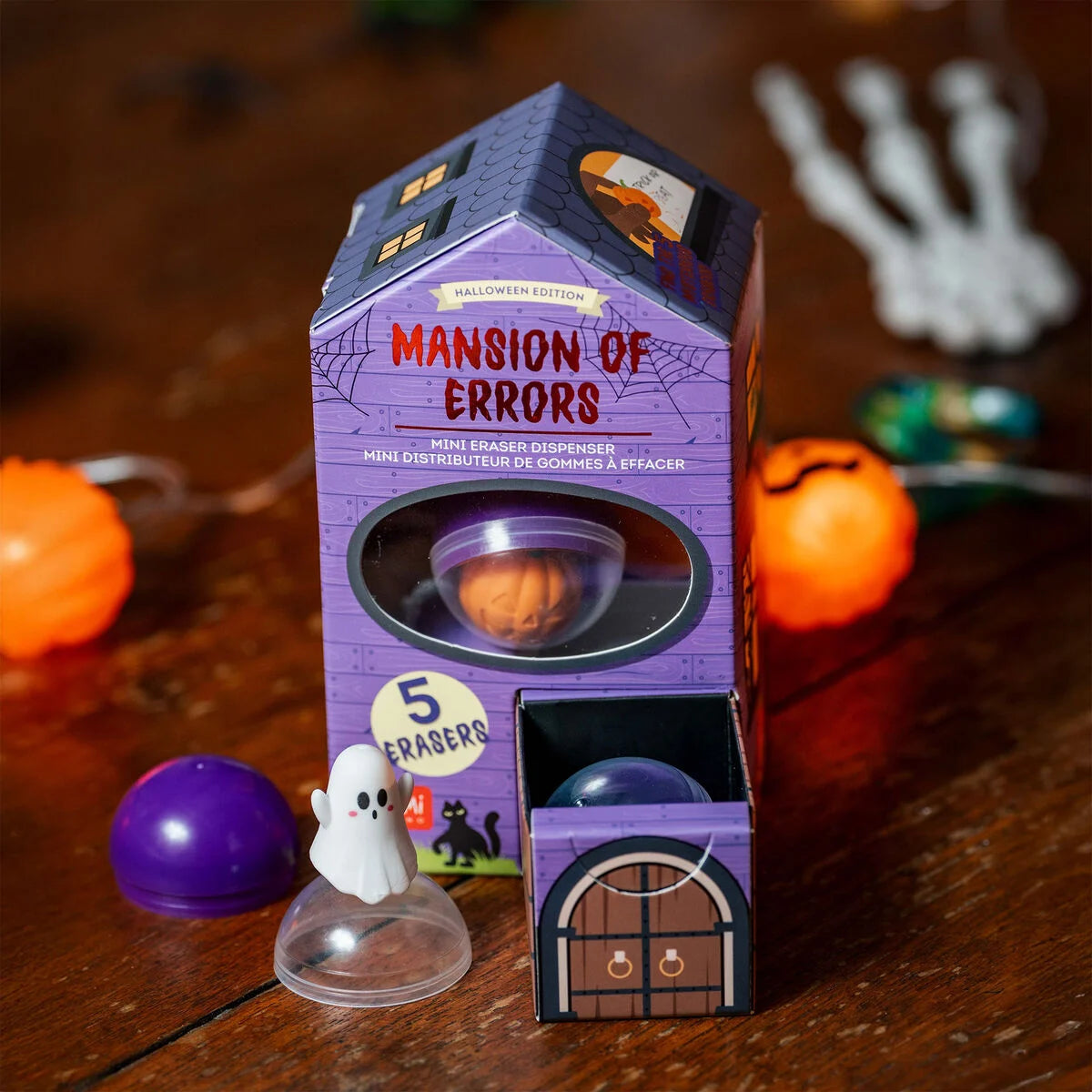 Mini Dispensador de Borrachas Halloween - Legami