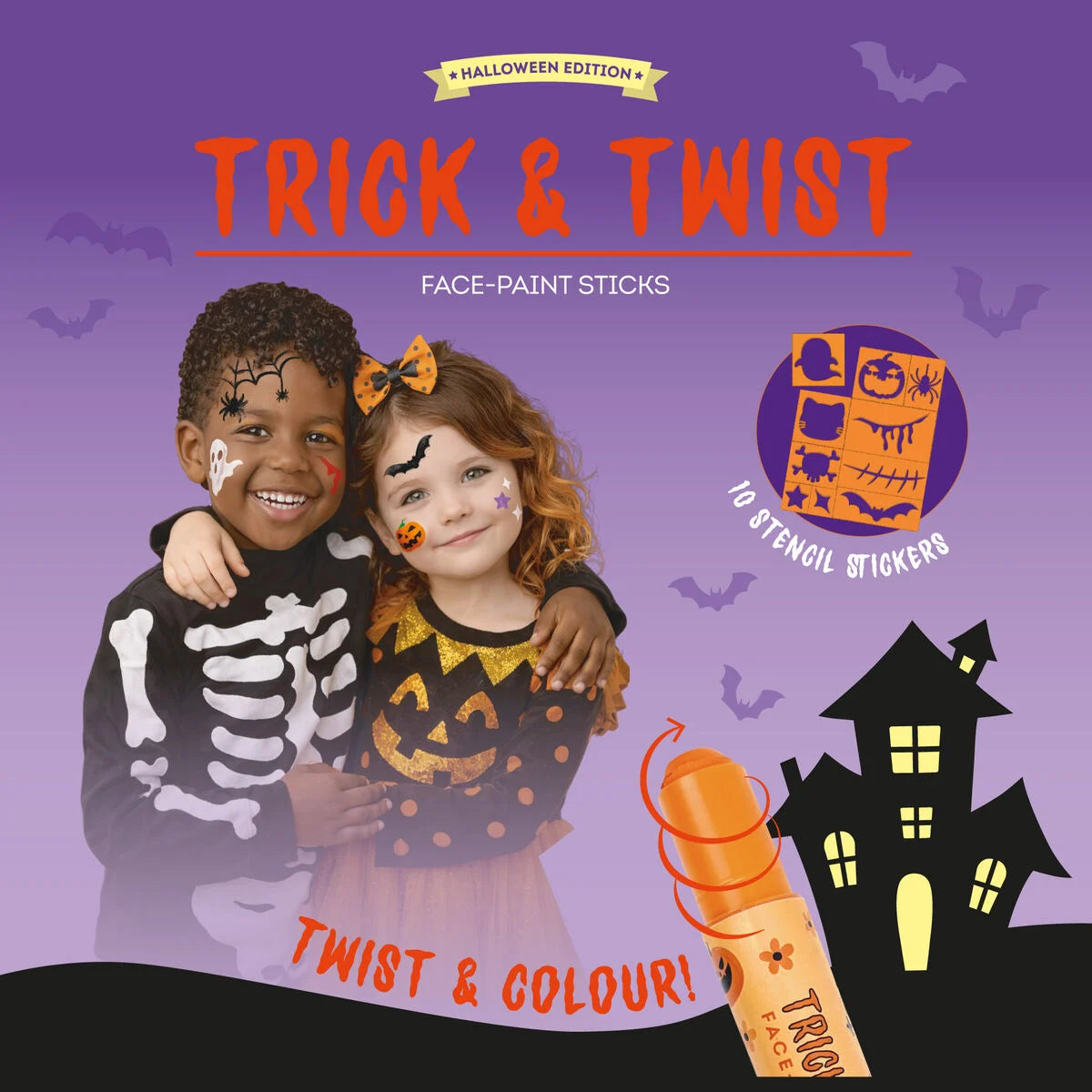 Maquilhagem e Tatuagens Temporárias de Halloween - Legami