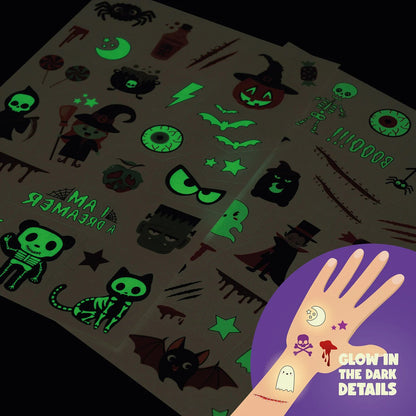 Maquilhagem e Tatuagens Temporárias de Halloween - Legami