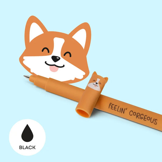 Caneta Gel Apagável Legami - Corgi