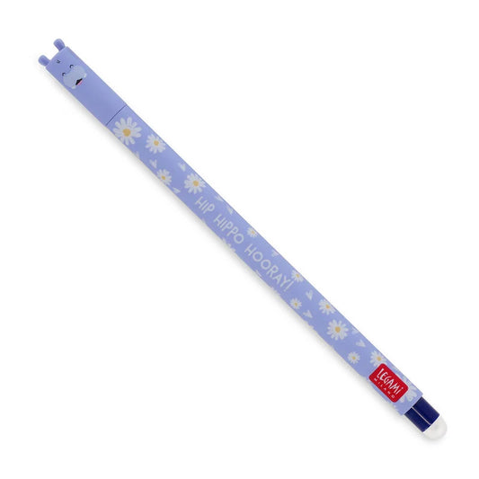 Caneta Gel Apagável Legami - Hipopótamo