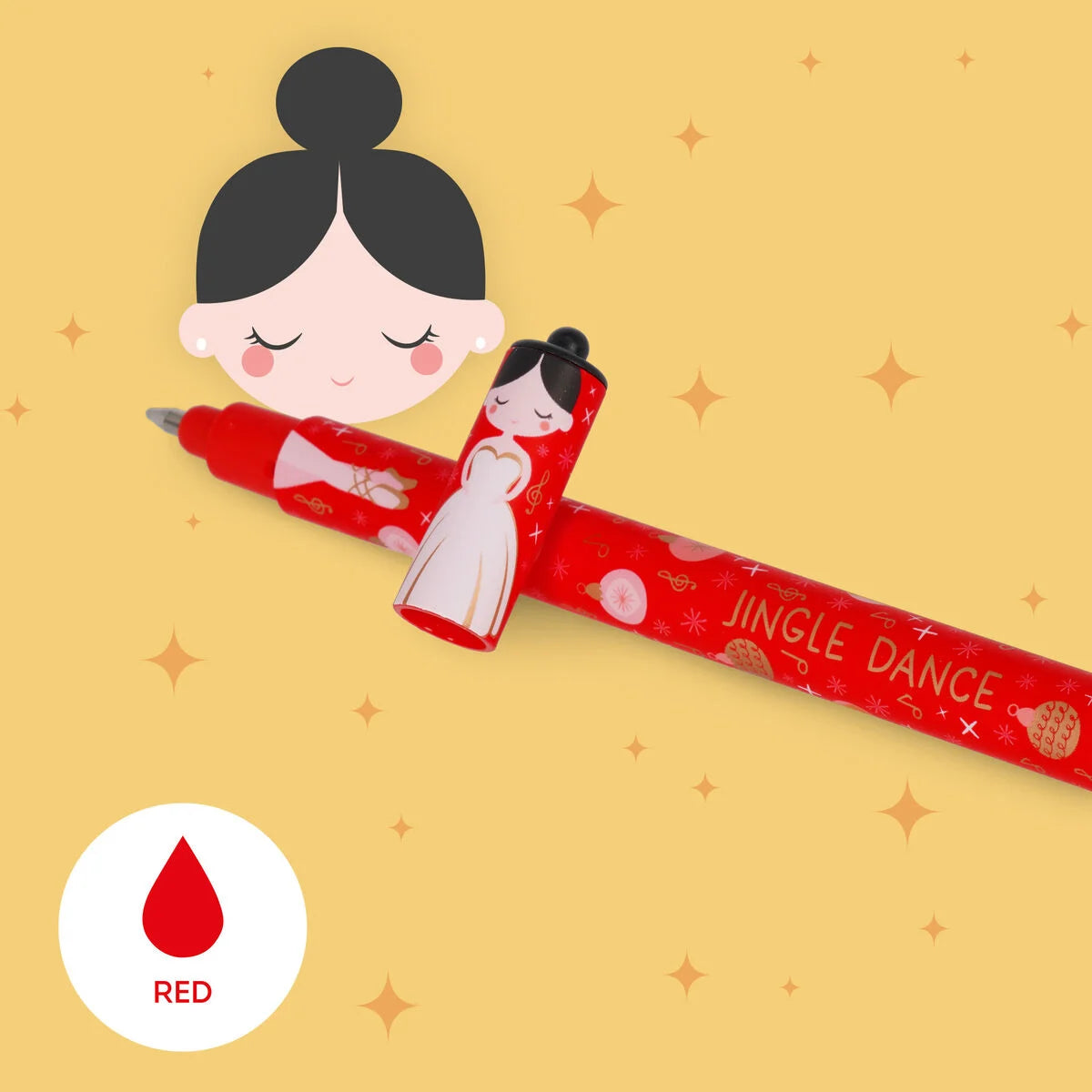 Pack Caneta Gel Apagável Legami - Edição de Natal “O Quebra-Nozes” - Limitado a 2 unidades por cliente ‼️