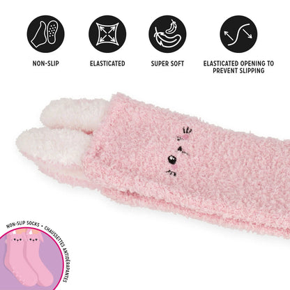 Meias Antiderrapantes Adulto ou Criança – It’s a Match Bunny