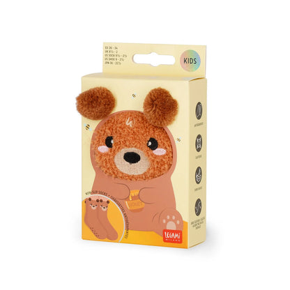 Meias Antiderrapantes Adulto ou Criança – It’s a Match Teddy Bear