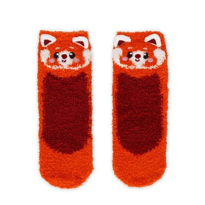 Meias Antiderrapantes Adulto ou Criança – It’s a Match Red Panda