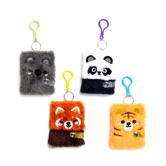 Mini Bloco de Notas A7 em Peluche – Adoramals Selvagem