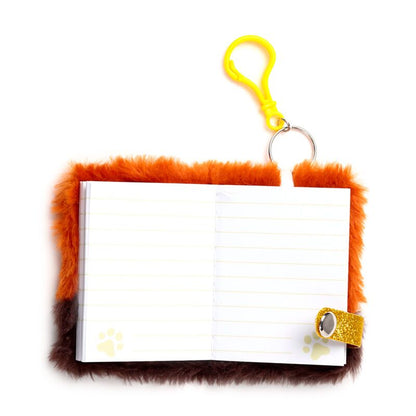Mini Bloco de Notas A7 em Peluche – Adoramals Selvagem