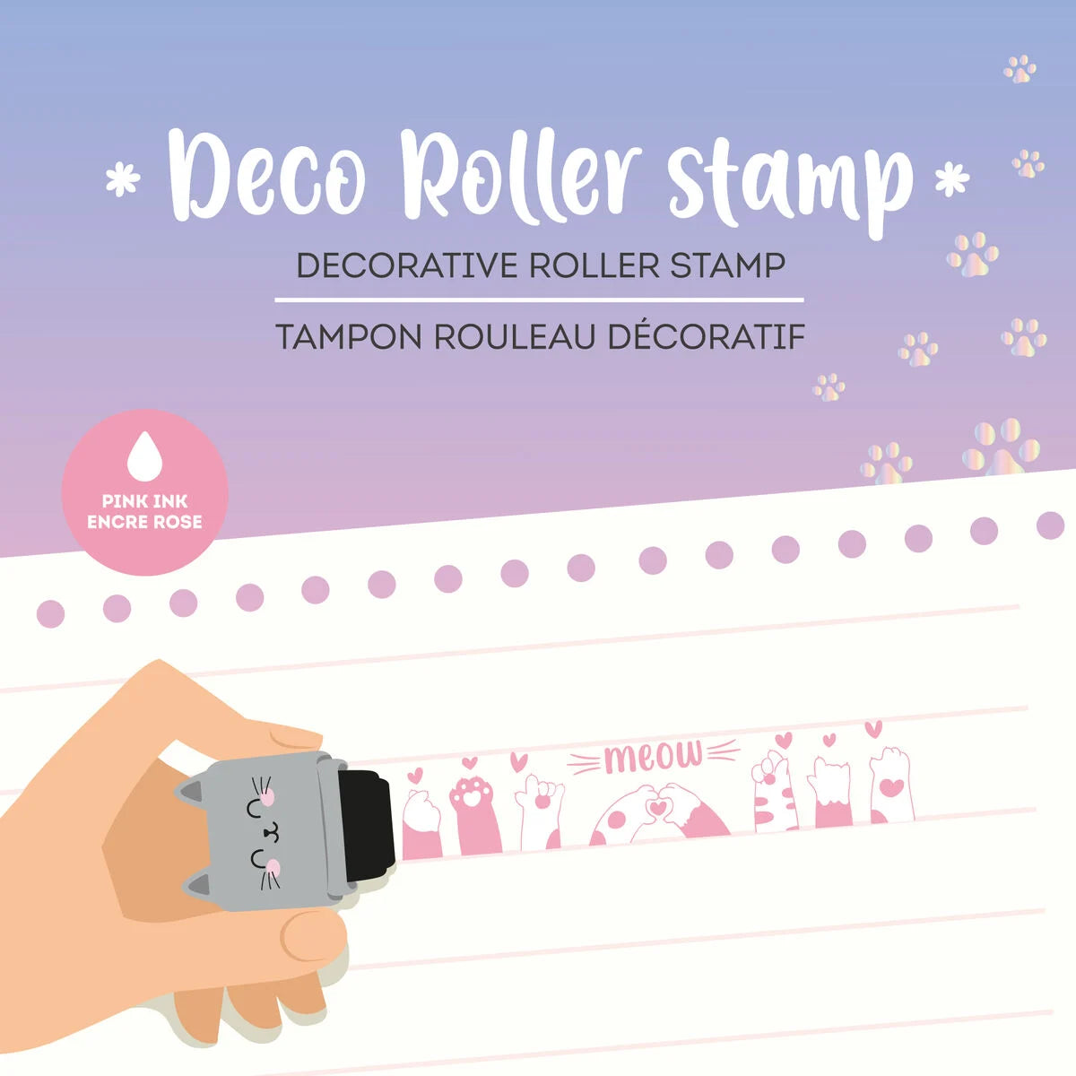 Carimbo Decorativo Roller Stamp - Legami (vários modelos)