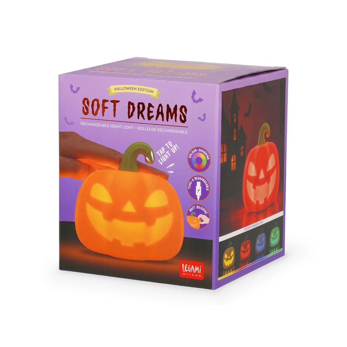 Luz noturna LED Recarregável em Silicone Halloween - Legami