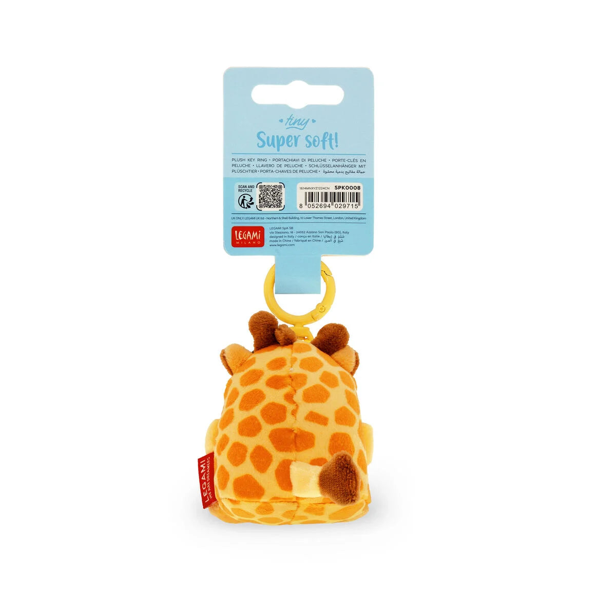 Porta-chaves de Peluche - Girafa