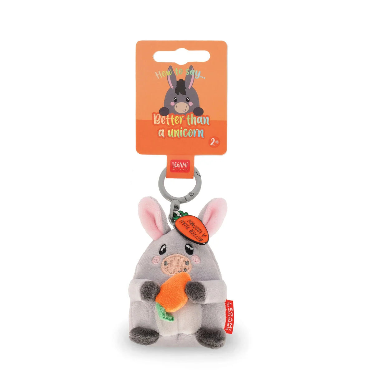 Porta-chaves de Peluche - Burro