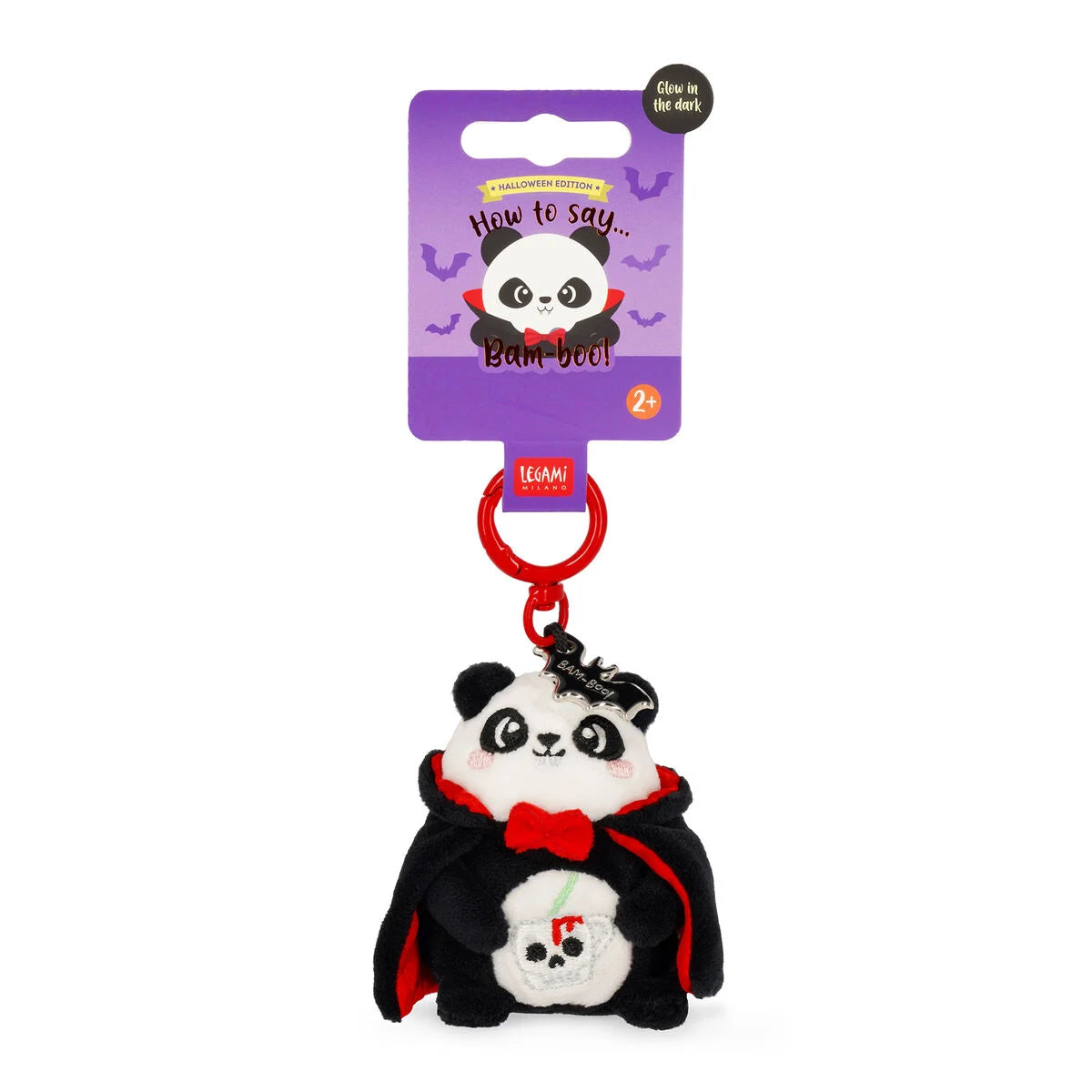 Porta-chaves de Peluche - Panda Halloween
