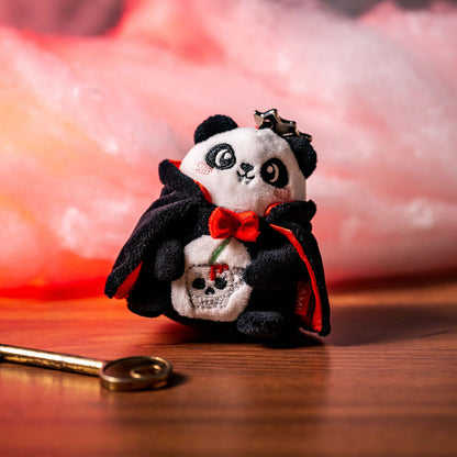 Porta-chaves de Peluche - Panda Halloween