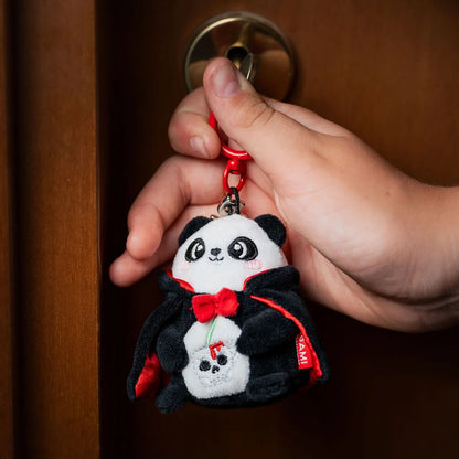 Porta-chaves de Peluche - Panda Halloween