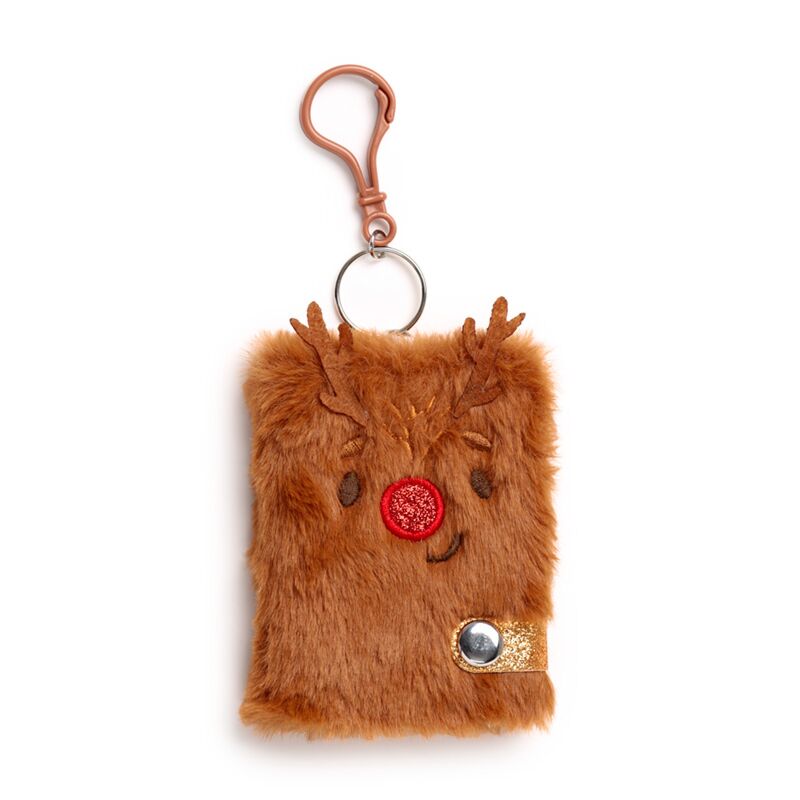 Mini Bloco de Notas A7 em Peluche – Natal