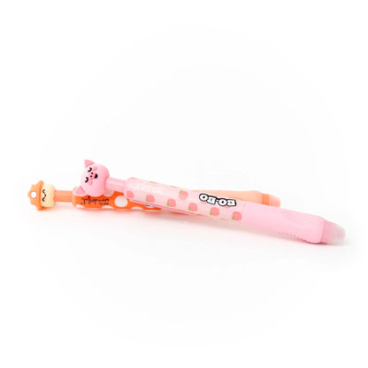 Set de 2 canetas apagáveis Bo-Bo Click! - Cogumelo e Porquinho