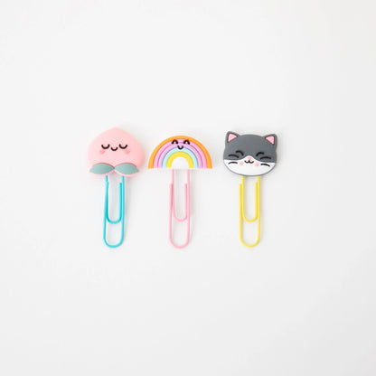 Conjunto "Be Inspired" — Estojo + Caneta + Clipes + Autocolantes