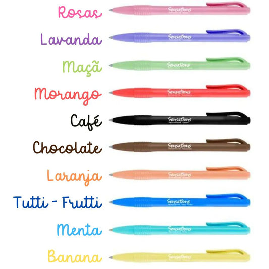 Canetas Sensations Newpen Perfumada - Aromas