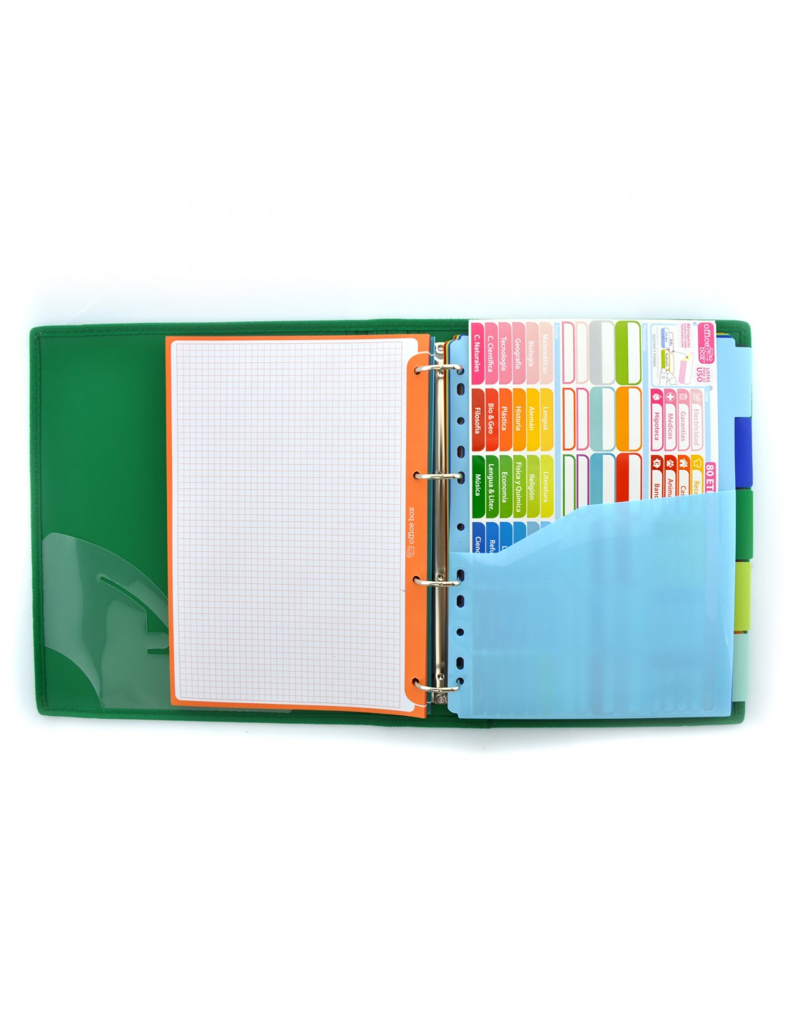 Capa de Argolas & Bloco A4+ Colorline