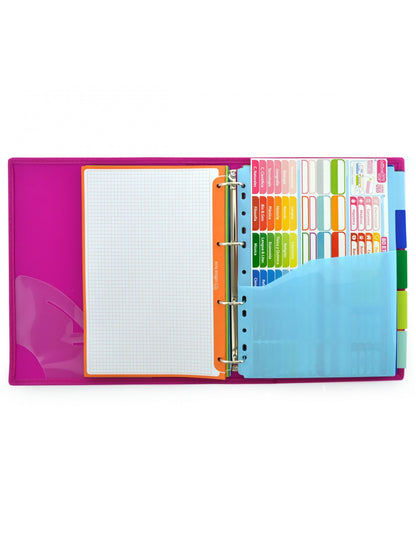 Capa de Argolas & Bloco A4+ Colorline
