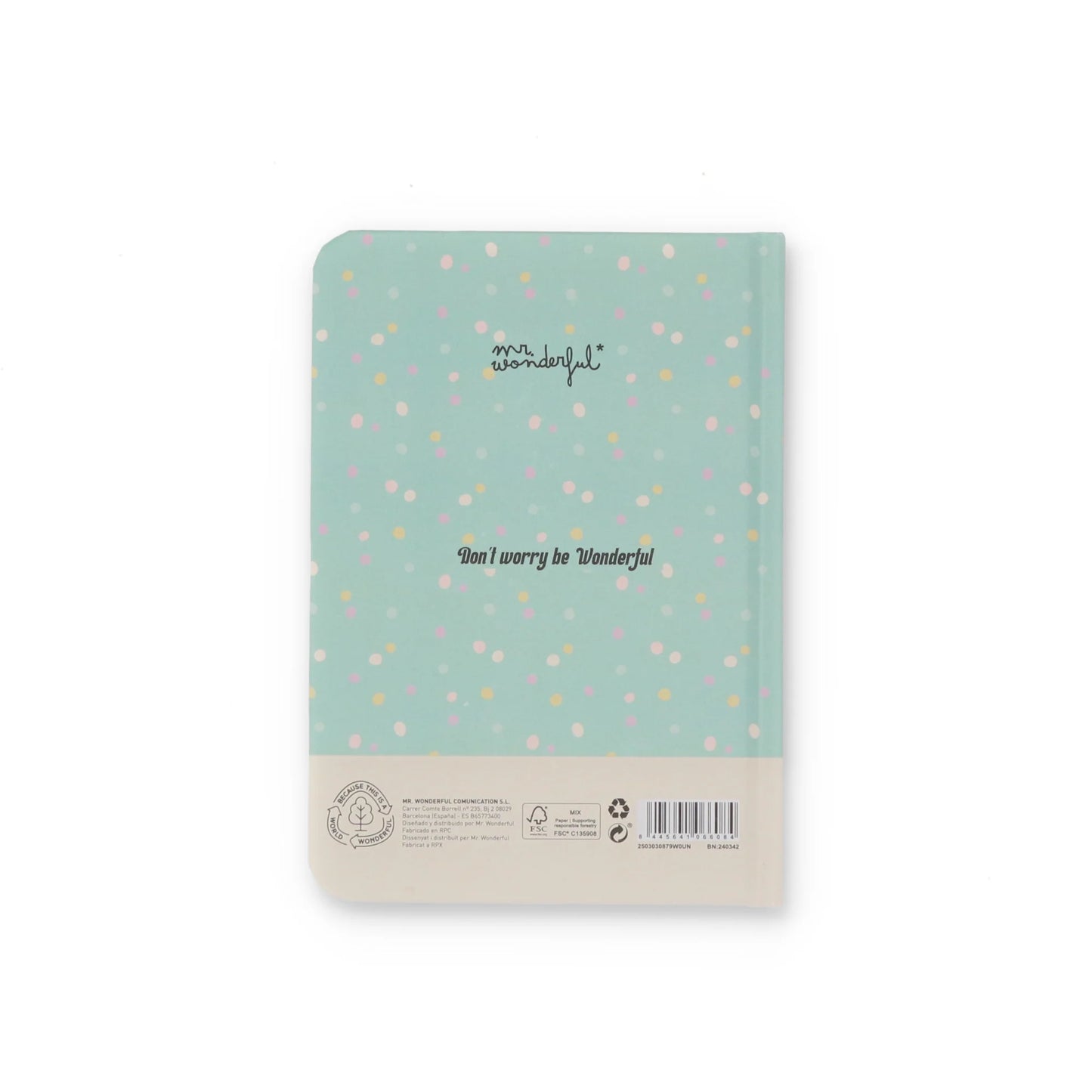 Caderno A6 Wonder - Polka dot Print