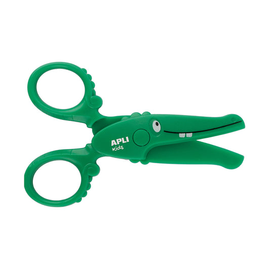 Tesoura Pré-Escolar em Forma de Crocodilo – 12 cm