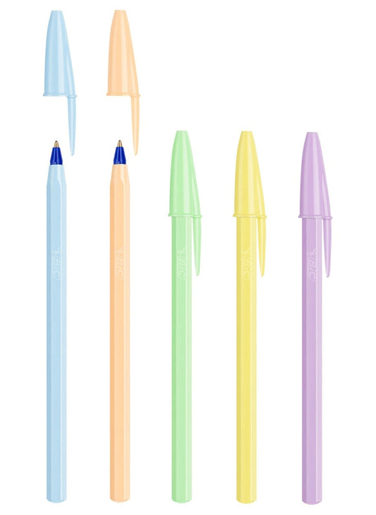 Caneta Bic Cristal Pastel
