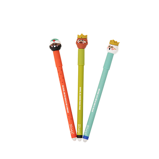 Set de 3 Canetas Apagáveis Mr. Wonderful - Reis Magos